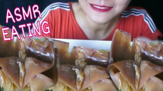 ASMR EATING ปลาหมึกกรอบลวกจิ้ม ราดน้ำจิ้ม เผ็ดแซ่บครบรส