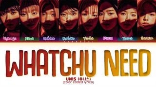 UNIS 'Whatchu Need' Lyrics (Color Coded Lyrics)