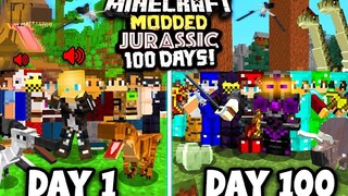 ฉันใช้เวลา 100 วันใน Minecraft MODDED YOUTUBER SMP!!! นี่คือสิ่งที่เกิดขึ้น