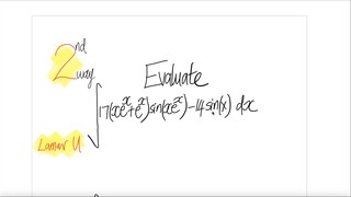 Lamar U 2nd way: evaluate trig integral ∫17(xe^x+e^x)sin(e^x)-14sin(x) dx