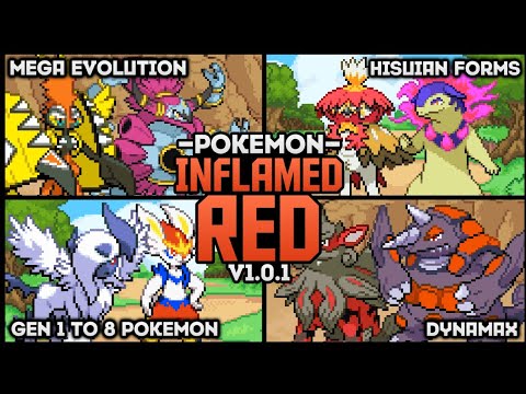 NEW Completed Pokemon GBA Rom With Mega Evolution, Gigantamax, Galar  Region, Hisuian Form & CFRU! 