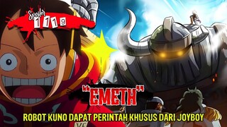 SPOILER OP 1119 - AKHIRNYA!! NAMA ROBOT KUNO TERUNGKAP!! "EMETH" DI BERI PERINTAH KHUSUS OLEH JOYBOY