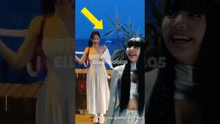 Lisa and Jennie collide (Behind the scenes) #lisa #jennie #jenlisa