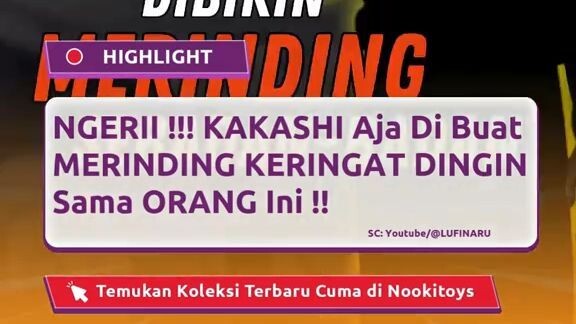 Bahkan ninja sekelas Kakashi pernah dibuat waspada oleh sosok ini. 😳