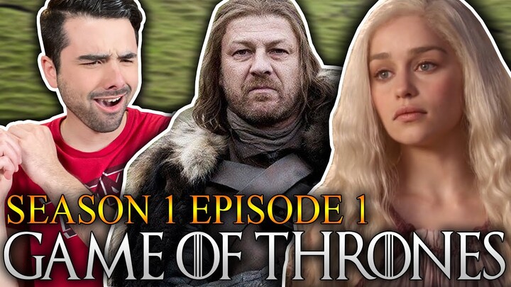 WATCHING GAME OF THRONES FOR THE FIRST TIME!! S1E1 REACTION "WINTER IS COMING!!"