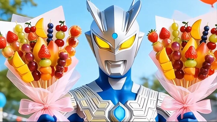赛罗奥特曼做的糖葫芦太好看了