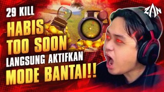 Kesal Too Soon Mulu, Langsung Aktifkan Mode Bantai 29 Kill | PUBG Mobile Indonesia