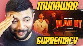 Munawar - ALAG BT Ft. HITZONE REACTION | Official Music Video
