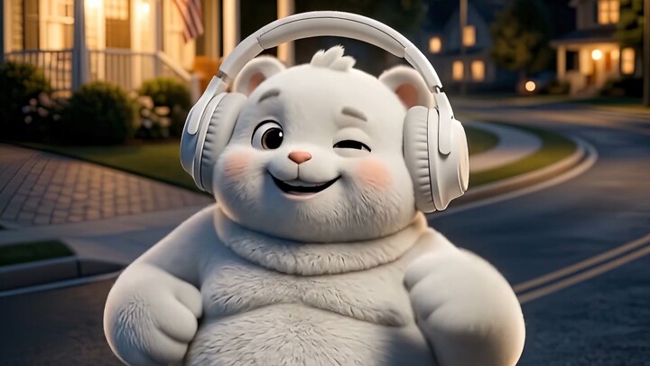 超萌 White Bear 腹部摇摆！AI 白熊肚皮舞 (Chāo Méng White Bear Fù Bù Yáo Bǎi! AI Báixióng Dù Pí Wǔ)