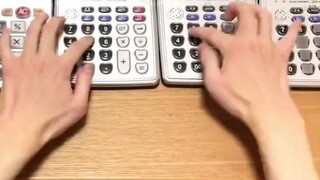 Play YOASOBI's アイドル (Idol) with five calculators