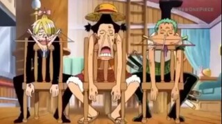 Cách mà Usopp đánh thức Luffy, Zoro và Sanji