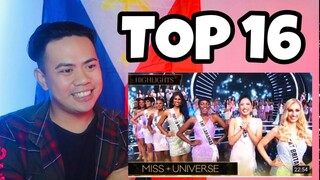 ATEBANG LIVE REACTION | ANNOUNCEMENT OF THE TOP 16 MISS UNIVERSE 2021 FINAL NIGHT #unexpected