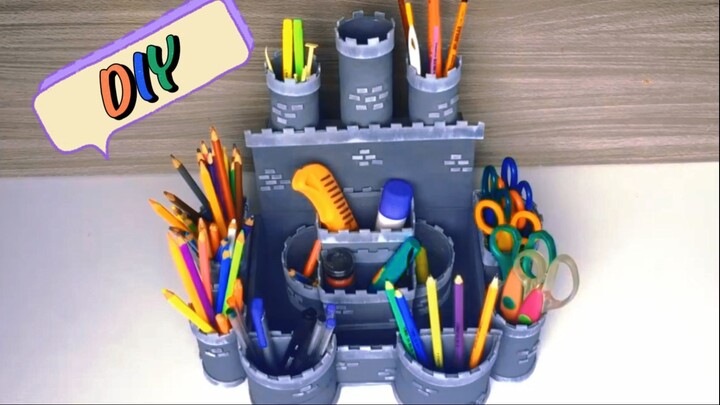 DIY: Castle Organizer for Craft Supplies