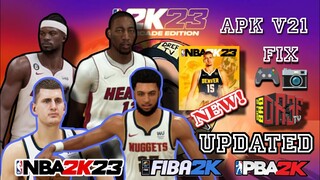 NBA 2k20 to NBA 2K23 - v98 Only 🔥| Updated icon MVP EDITION | PBA-FibA-NBA 🔥|Working Android 7 to 13