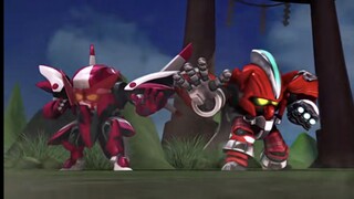 Coba tebak mengapa hanya ada dua mecha ini di seluruh pertunjukan?
