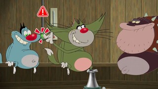 हिंदी Oggy and the Cockroaches 😨 भाप का इंजन Hindi Cartoons for Kids