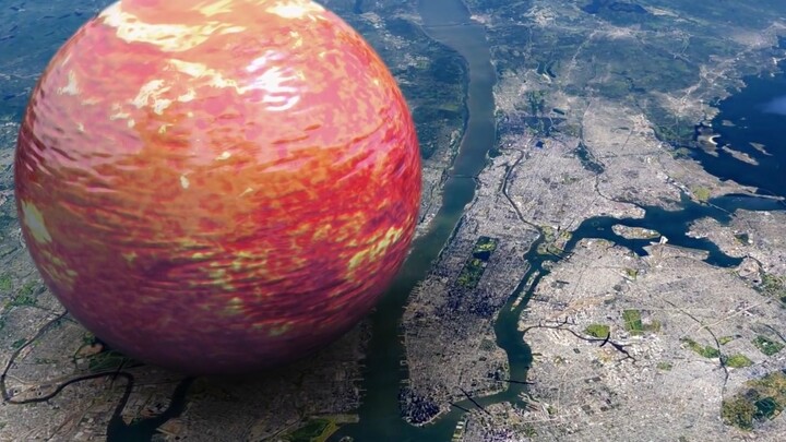 Restore the true proportions of celestial bodies in the universe