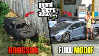 AKU MENEMUKAN BANGKAI MOBIL LANGKA LAMBORGHINI TERBENGKALAI - GTA 5 MOD