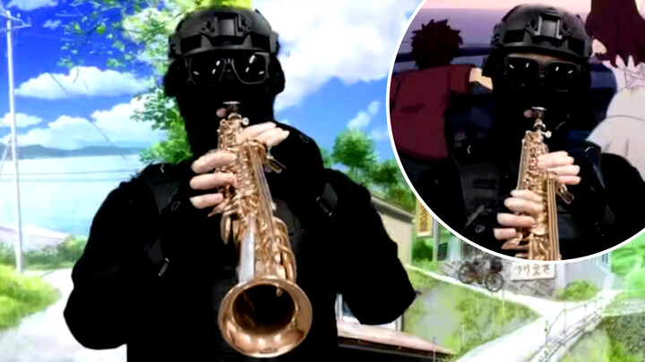 Saxophone version of "打ち上げ花火"