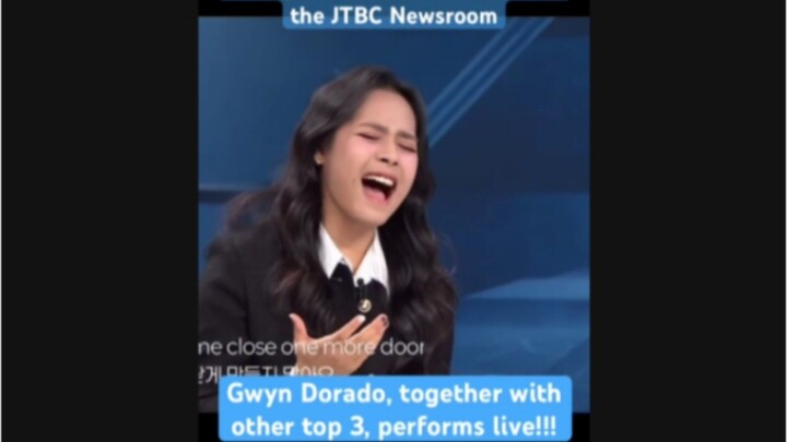 Gwen Dorado Our real winner in our hearts ❤️ #singaagain4 #jtbc