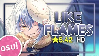 [osu!] ★5.42 Tensei Shitara Slime Datta Ken Part 2 OP2 | Like Flames - MindaRyn