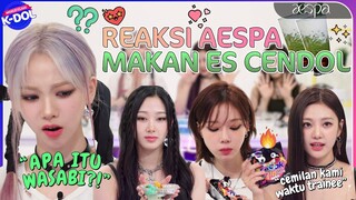 [WORLD-CLASS K-DOL] Kulineran bareng aespa! Rasanya pertama kali cobain Es Cendol?! [Sub IND/ENG]