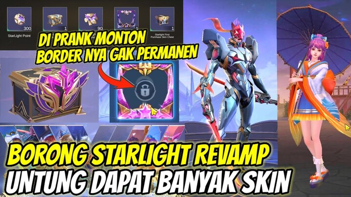 BORONG STARLIGHT REVAMP! DAPAT BANYAK SKIN BONUS DAN HERO GRATIS BEBAS PILIH
