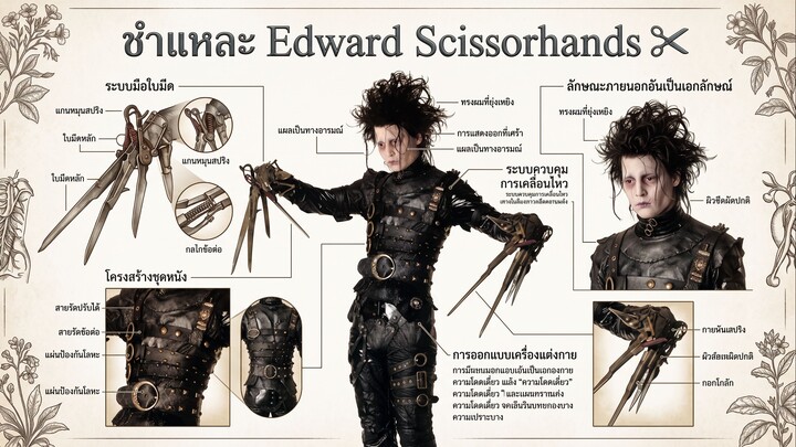ชำแหละ Edward Scissorhands "เอ็ดเวิร์ด มือกรรไกร" อิหยังวะ