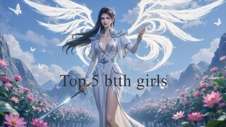 top 5 cwe tercantik BTTH