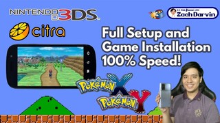 How to Play Nintendo 3DS games / Pokemon on Android - CITRA Emulator | 100% SPEED!