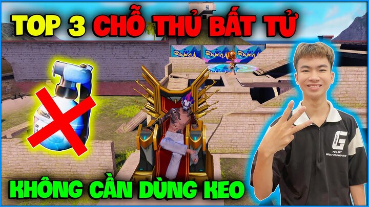 Free Fire | NTN review “ Top 3 Chỗ Thủ Bất Tử ” không cần dùng keo trong chế độ Zombie Người Máy !!!