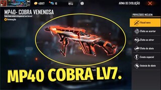 Chính Thức Xuất Hiện Skin Súng "MP40 Mãng Xà"  Trong Kho Vũ Khí Nâng Cấp Súng Lever 7 | Free Fire