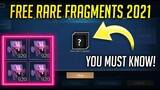 GET FREE RARE FRAGMENTS 2021 | FREE RARE FRAGMENTS MOBILE LEGENDS  - NEW TRICK 2021