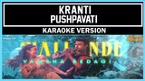 Kranti | Pushpavati Kannada Song | Darshan | Harikrishna|Shylaja Nag, B Suresha| [ Karaoke Version ]