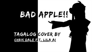 BAD APPLE!! Tagalog Cover by Chris Dale クリスデイル feat. Lila AI