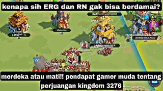 MERDEKA ATAU MATI!! pendapat gamer muda tentang perjuangan kingdom 3276!!