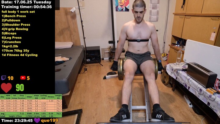Fitness Workout 17.06.2025