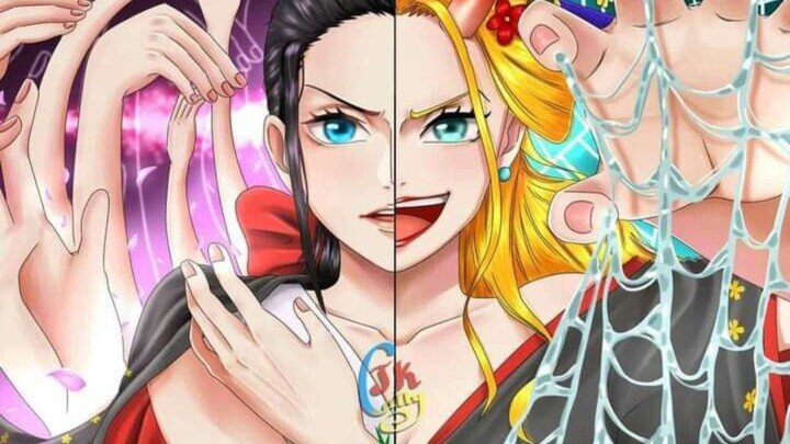 Nico Robin VS Black Maria
