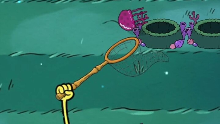 SpongeBob đối đầu thây ma ngày 15, mini game bắt sứa