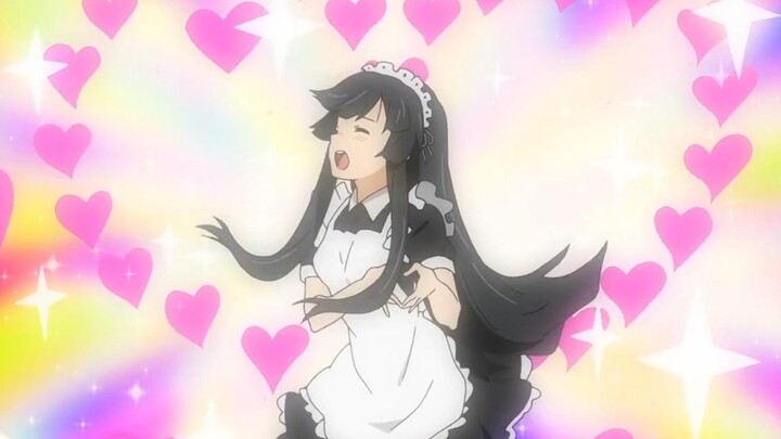 Senior Mio teaches Pochi how to use the magic of "Moe Moe"