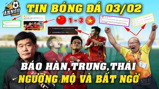 Báo Hàn,Trung,Thái,Châu Á,Châu Âu Ngỡ Ngàng Và Bất Ngờ Khi ĐTVN Thắng Cả TQ Lẫn TL Ngày Đầu Năm Mới