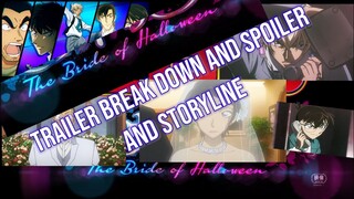 Detective conan movie 25 The Bride of Halloween trailer breakdown in Hindi | Anime Hashira