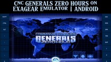 Cnc General Zero Hour on Android | Exagear Multiwine 5in1 Emulator | Tutorial