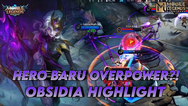 COBAIN PAKAI HERO BARU, BRUTAL PARAH DAMAGENYA || HIGHLIGHT OBSIDIA - MLBB