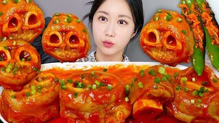 [ONHWA] 麻辣牛脚 + 青椒泡菜 咀嚼音!❤️‍🔥