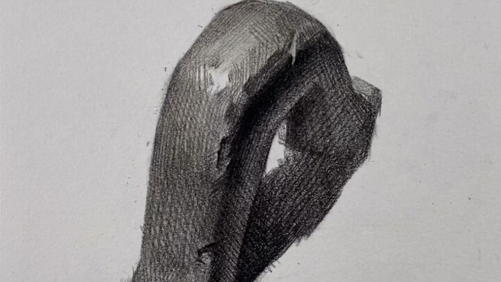 【رسم الطبيعة الصامتة】 طريقة رسم أذن البرطمان