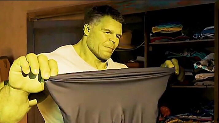 Hulk: ผ้ายืดหยุ่นคือเพื่อนที่ดีที่สุดของฉัน