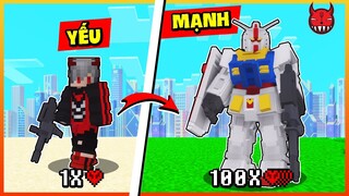 Minecraft Nhưng Songfish Sỡ Hữu Bộ Giáp Gundam Mạnh Nhất