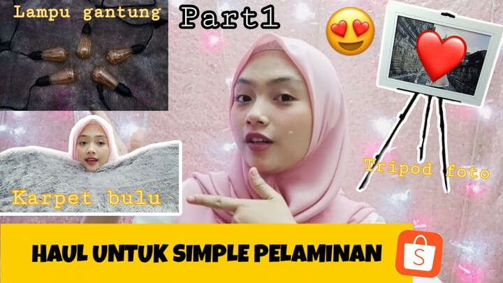 SHOPEE HAUL | BACKDROP AKAD NIKAH