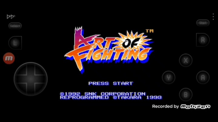 Abertura do jogo Art of Fighting